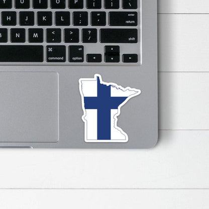 Minnesota Finnish Flag Sticker