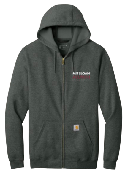 MIT Sloan Carhartt® Mens' Midweight Full- Zip Hoodie