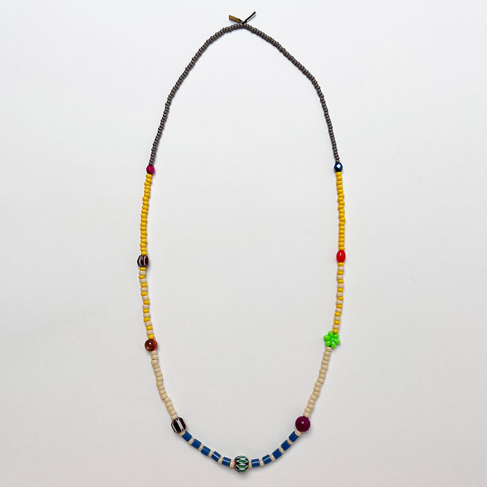 Mixed Beads Strand Necklace (G)