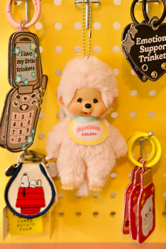 Monchhichi Colors Neon Plush Keychains Japan Exclusive