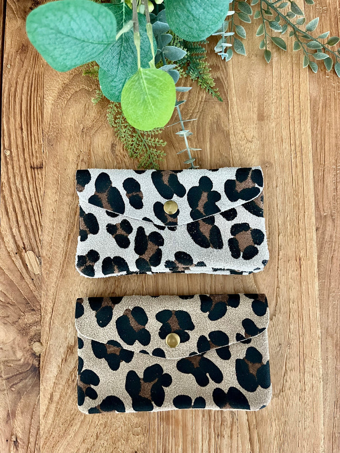 Monedero grande animal print