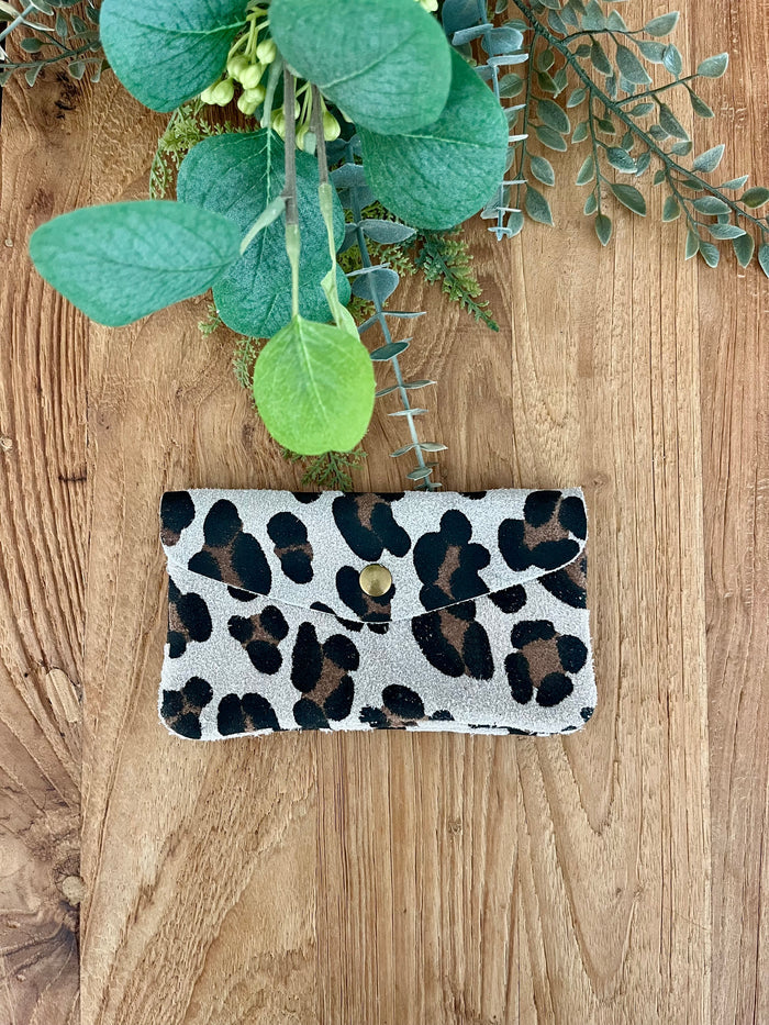 Monedero grande animal print