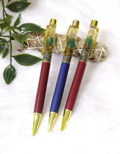 Money Magnet Crystal Pen, Crystal Healing Pen, Aura Pens.