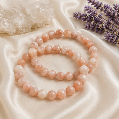 Moonstone Bracelet | Moonstone Gemstone Bracelet (Creativity and Generosity)