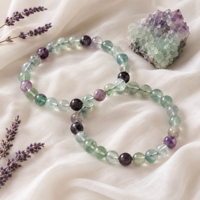 fluorite crystal bracelet