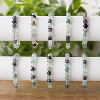 green fluorite bracelet