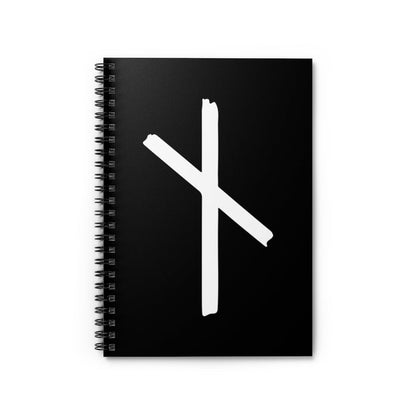 Nauthiz (Need) Viking Rune Spiral Notebook Scandinavian Design Studio