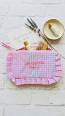 Neceser bordado con volantes +3 colores
