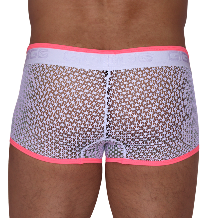 Net Fuchsia Trunk vista posterior de Gigo Underwear