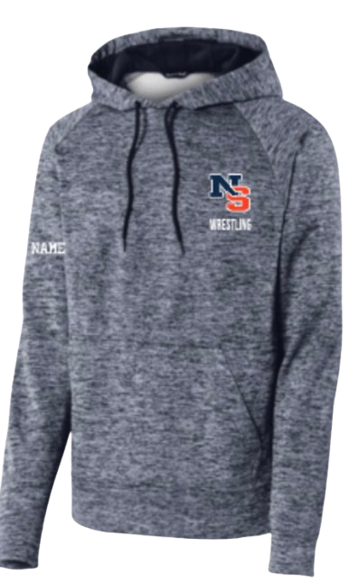 Newton South Wrestling Heatherd Hoodie (New)