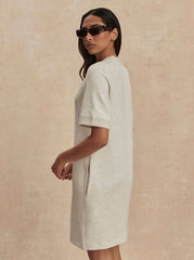 Nori Half Zip Dress-Dresses-Uniquities