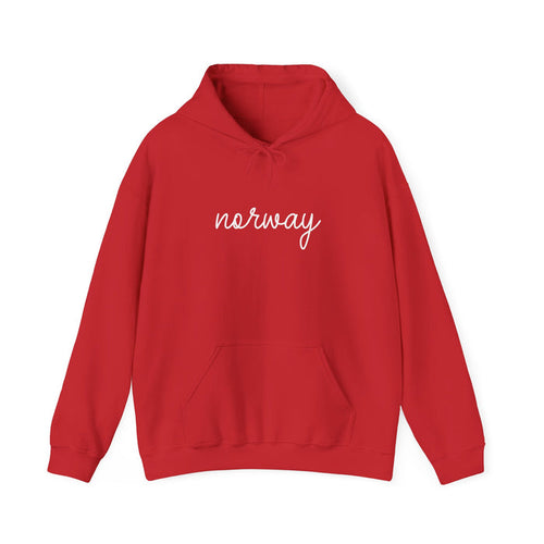 Norway Script Hooded Sweatshirt