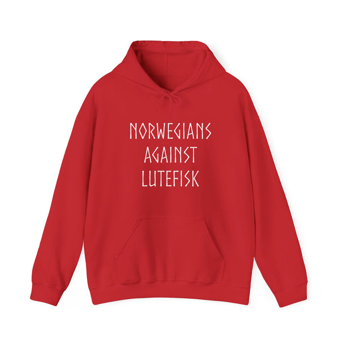 Norwegians Against Lutefisk Hooded Sweatshirt