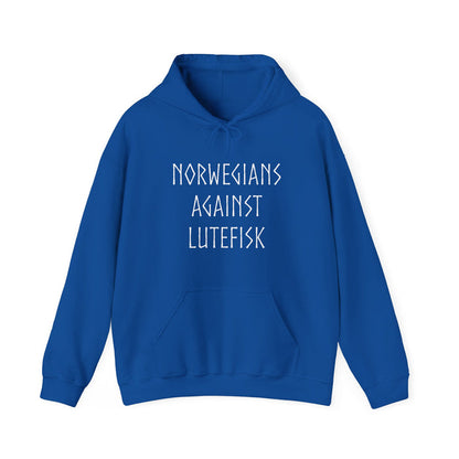 Norwegians Against Lutefisk Hooded Sweatshirt