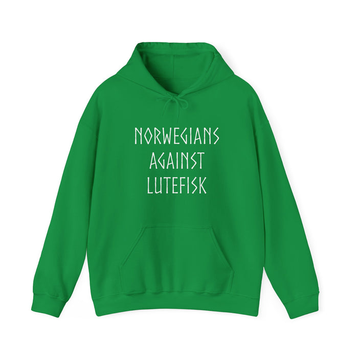 Norwegians Against Lutefisk Hooded Sweatshirt