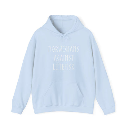 Norwegians Against Lutefisk Hooded Sweatshirt