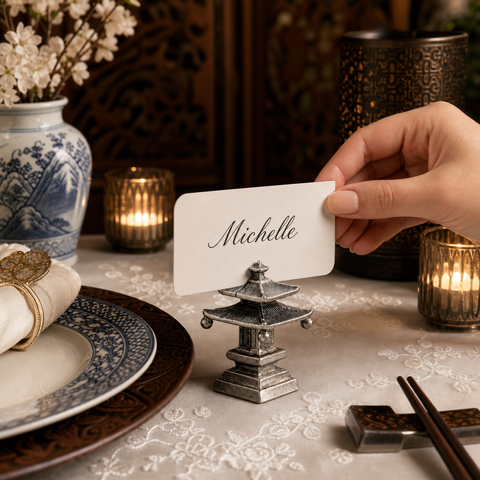 Pagoda Placecard Holder 3