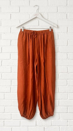 Pantalón bombacho de viscosa fluido +4 colores
