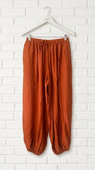 Pantalón bombacho de viscosa fluido +4 colores