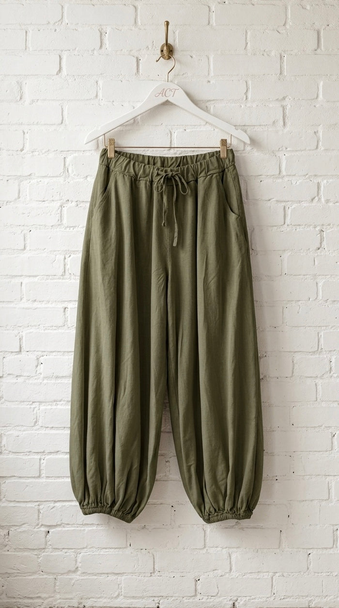 Pantalón Bombacho Tencel