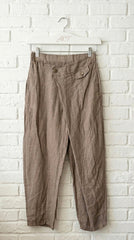 Pantalón cruzado lino
