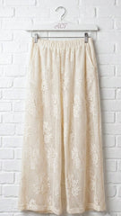 Pantalón encaje floral +2 colores