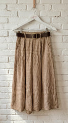 Pantalón Palazzo Vichy Studio