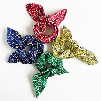 PATCH NYC Green Bandana Silk Neckerchief