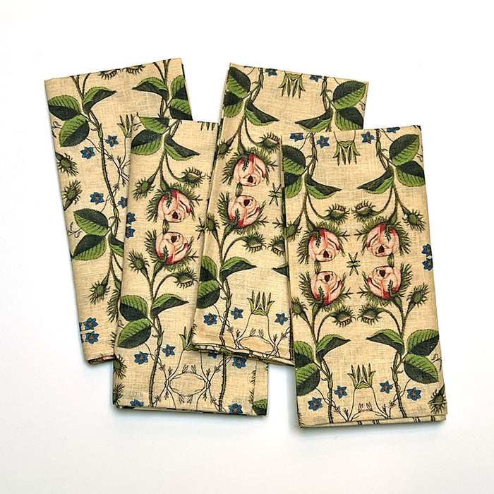 PATCH NYC Naive Rose Linen Napkins (Set of 4)