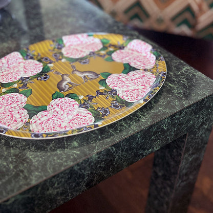 PATCH NYC Two Rabbits Oval Tray