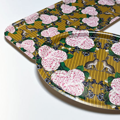 PATCH NYC Two Rabbits Oval Tray