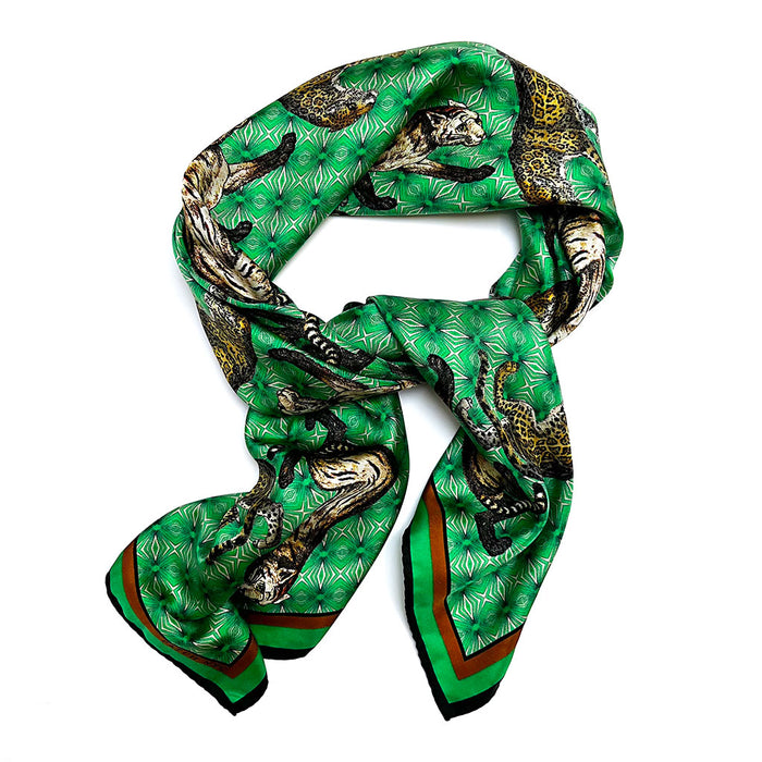 PATCH NYC Wild Cats Silk Scarf