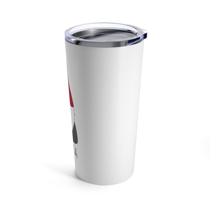 Personalized Scandinavian Gnome 20 oz Insulated Tumbler Scandinavian Design Studio