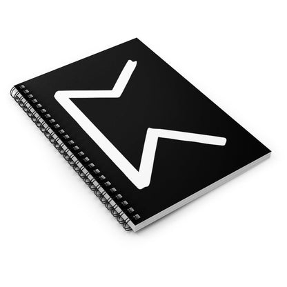 Perthro (Chance) Viking Rune Spiral Notebook Scandinavian Design Studio