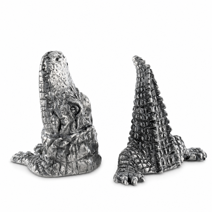 Pewter Alligator Salt & Pepper Set 1