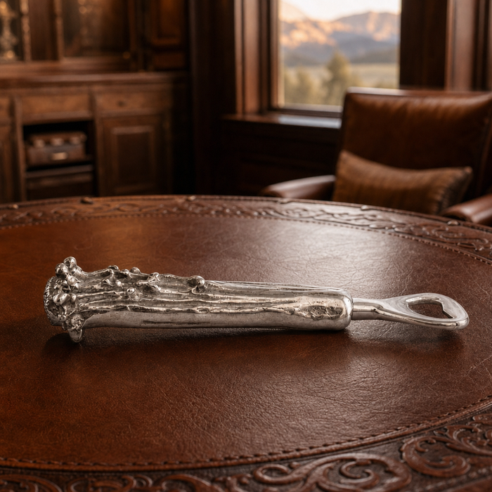 Pewter Antler Bottle Opener 6