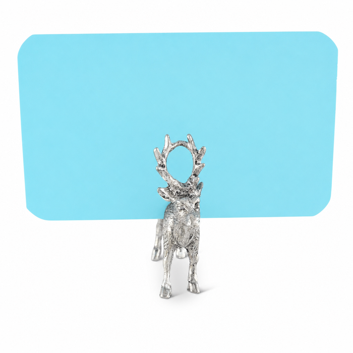 Pewter Deer Place Card Holder 1