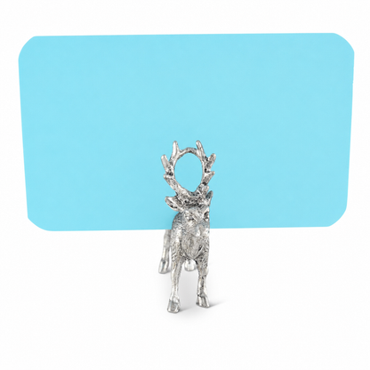 Pewter Deer Place Card Holder 1