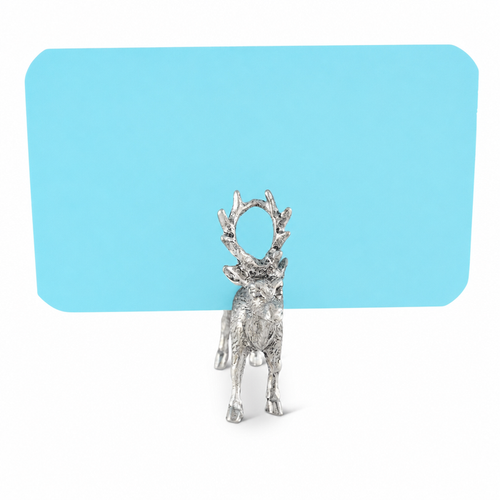 Pewter Deer Place Card Holder 1