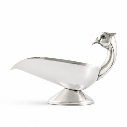 Pheasant  Handle Stainless Steel Gravy / Sauce Server 1