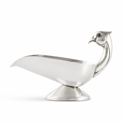 Pheasant  Handle Stainless Steel Gravy / Sauce Server 1