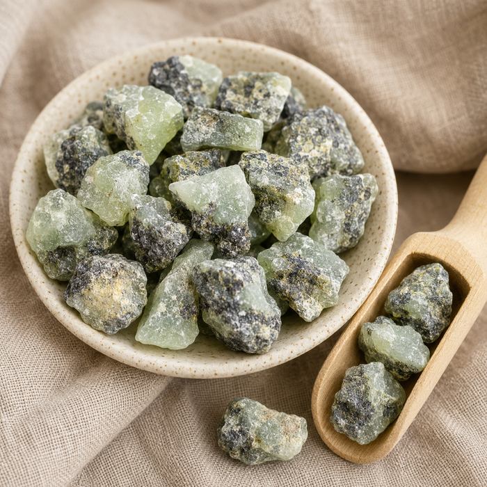 Phrenite Rough Rocks (Living in the Present am and Prosperity)