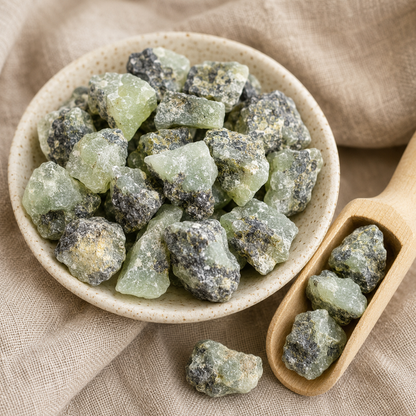 Phrenite Rough Rocks (Living in the Present am and Prosperity)