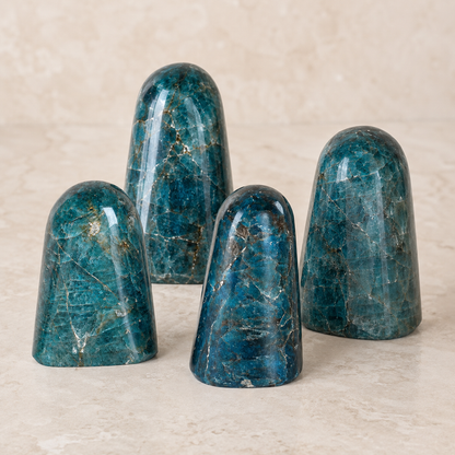 Polished Apatite Freeform Crystal (Strength and Clarity)