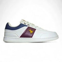 PPGH062 WHITE/NAVY/BURGUNDY