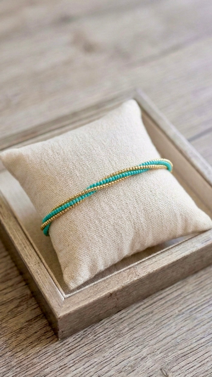 Pulseras mediterránea turquesa +15 modelos