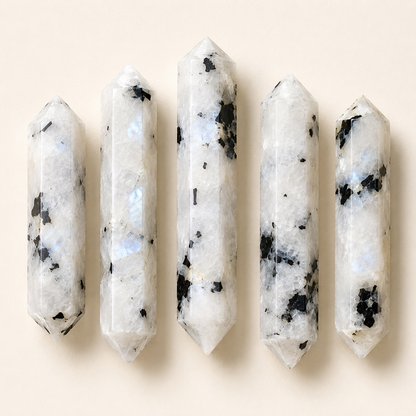 Rainbow Moonstone Point Pencils (Creativity and Compassion)
