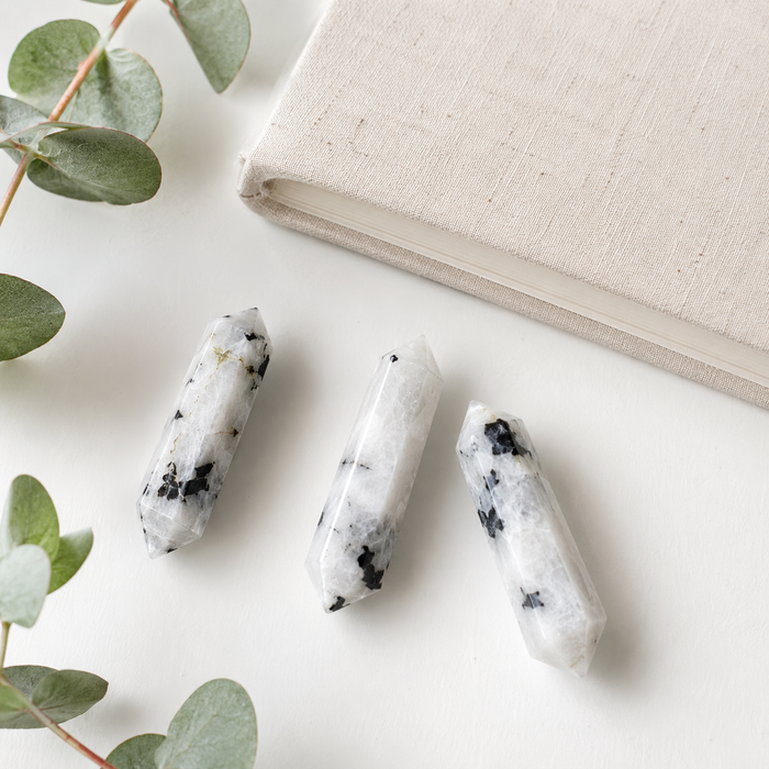 Rainbow Moonstone Point Pencils (Creativity and Compassion)