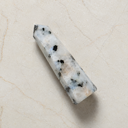 Rainbow Moonstone Tower Point (Creativity and Compassion)