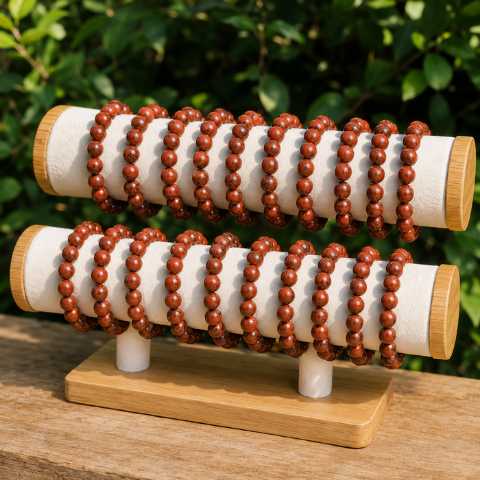 Red Jasper Bracelet | Red Jasper Crystal Bracelet (Manifestation and Inner Peace)